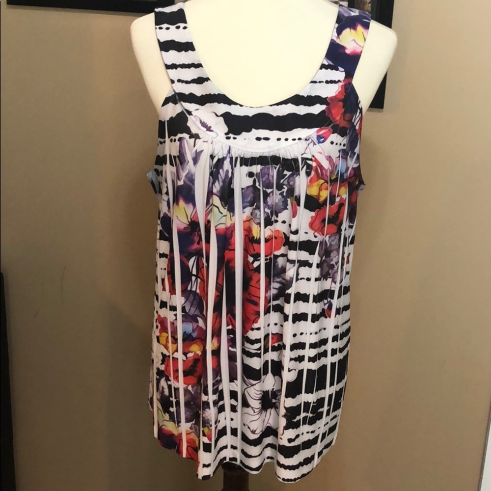 Cato sleeveless top multi color size XL